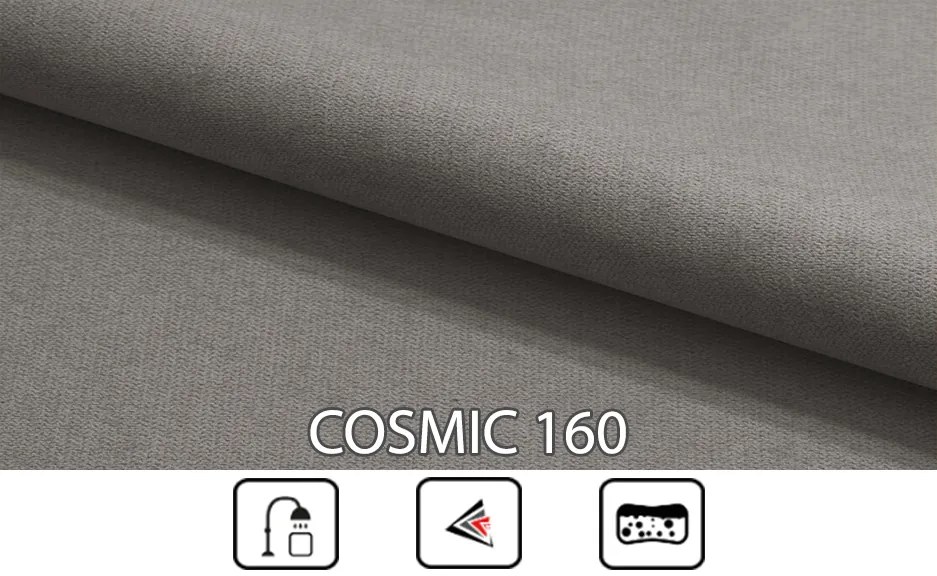 Pat matrimonial Boxspring 160 cm Fade 2 (gri) ( cu saltea și sp. depozitare). 1046498