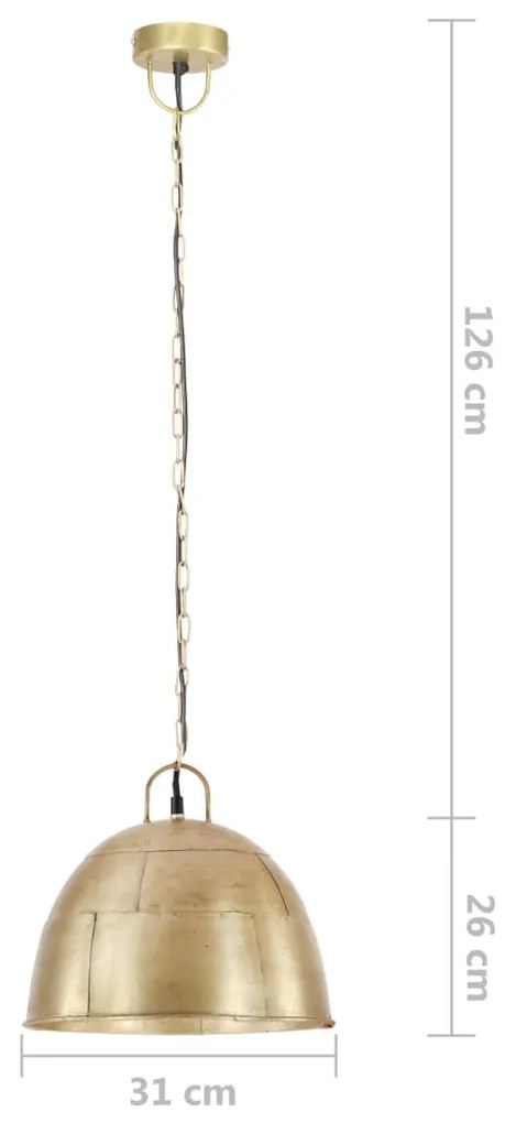 Lampa industriala vintage, 25 W, aramiu, rotund, 31 cm E27 1, Alama,    31 cm