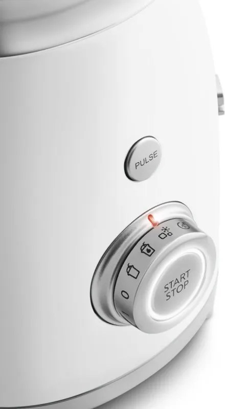 Blender Smeg BLF03WHEU, 800 W, 1,5 l, 18 000 rpm, 4 programe, 4 viteze + Impuls, Otel inoxidabil, Alb
