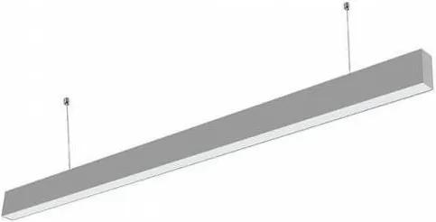 Lustră LED pe cablu SAMSUNG CHIP 1xLED/40W/230V argintiu