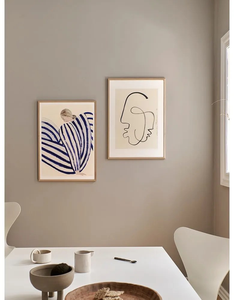 Poster 30x40 cm Blue Stripe at Concorde – Sofia Lind – The Poster Club