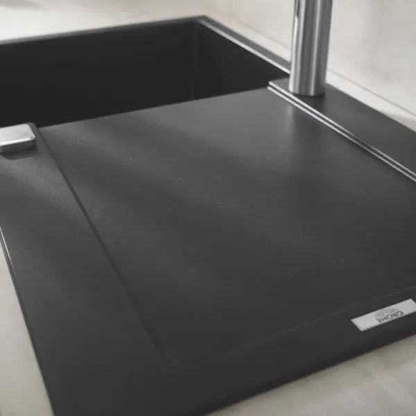 Chiuvetă GROHE K500 860 × 500 mm, granit/negru - 31644AP0