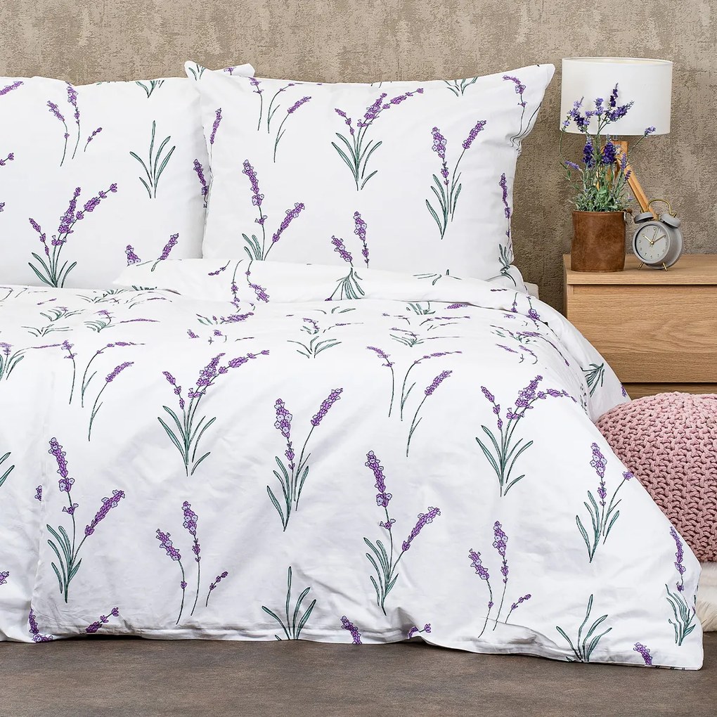 Lenjerie de pat din bumbac 4Home Lavender , 140 x200 cm, 70 x 90 cm, 140 x 200 cm, 70 x 90 cm