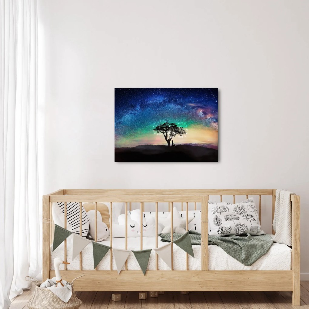 Tablou - Relaxare sub stele (70x50 cm)