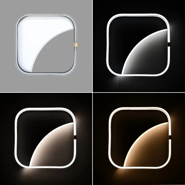 Brilagi - Plafonieră LED dimabilă SIRELI LED/56W/230V 3000-6000K 40x40 cm + telecomandă