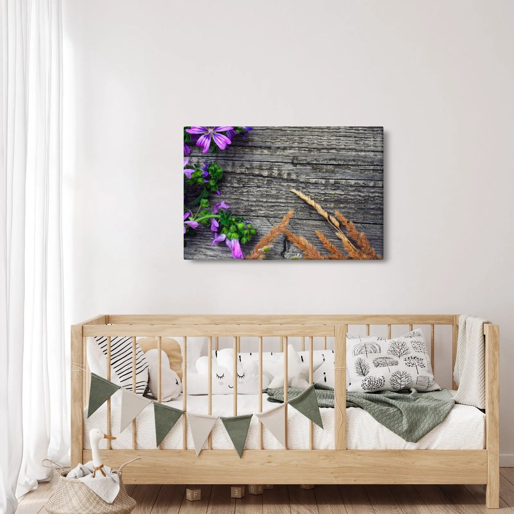 Tablou - flori de câmp (90x60 cm)