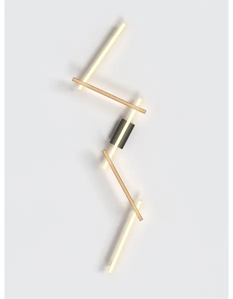 Aplică LED dimabilă Wofi 7021-506 RIMINI LED/57W/230V maro/negru