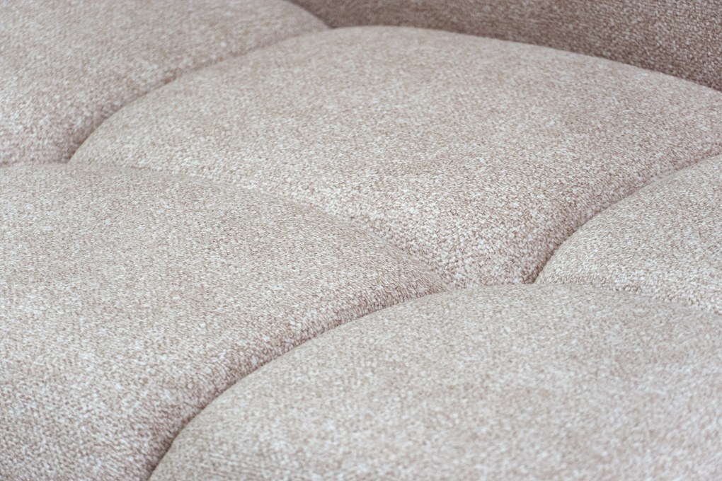 Colțar extensibil Lerio pe dreapta cu funcție de dormit - țesătură hidrofobă bej deschis Blur 02