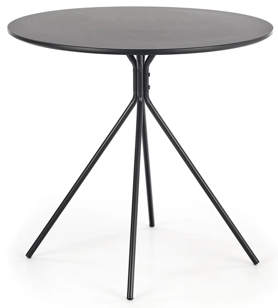 PROMOTIE Masa de dining neagra PHANTOM 80x80 II. calitate