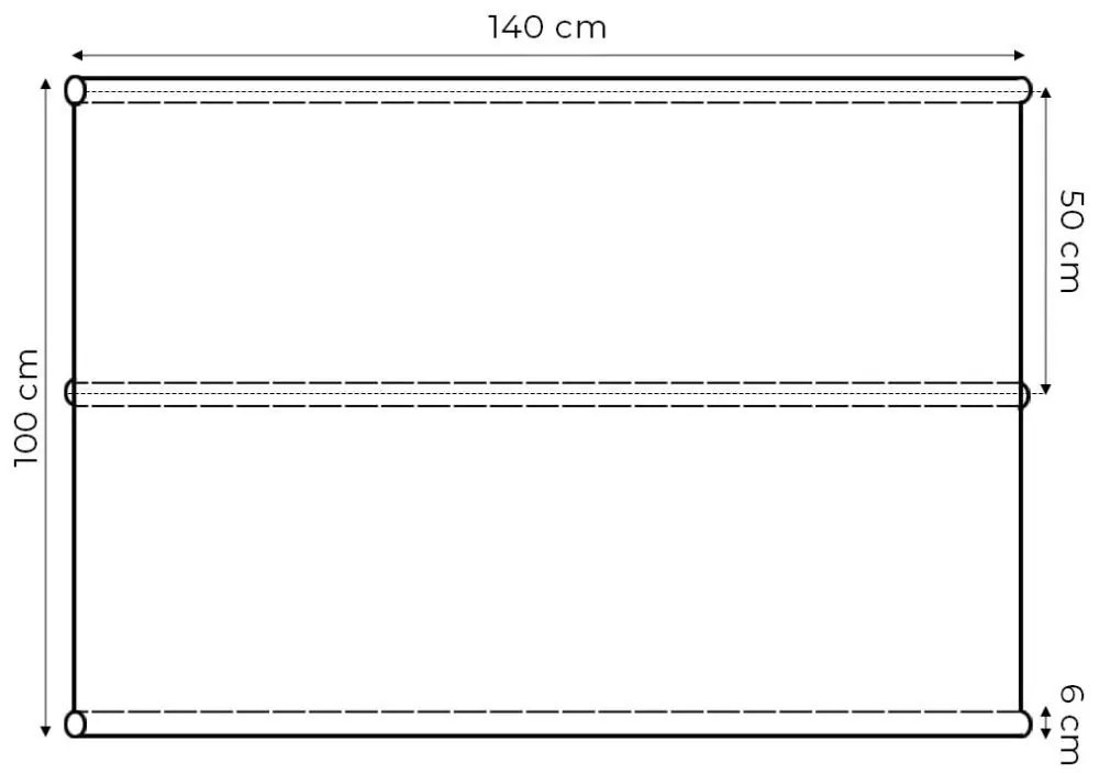 Scaun de înlocuire pentru leagăn 140x100 cm