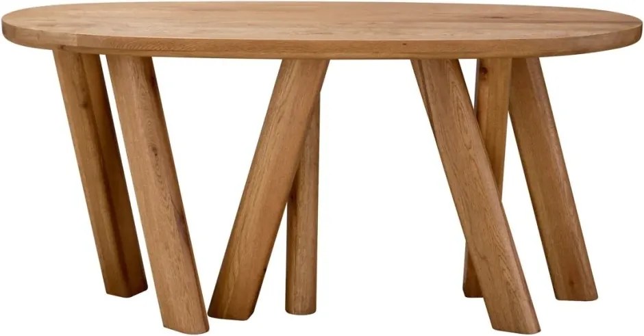 Consola design LUX din lemn de stejar Bayshore