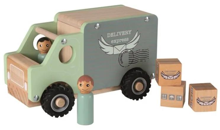 Camion din lemn pentru transport marfa, Egmont toys