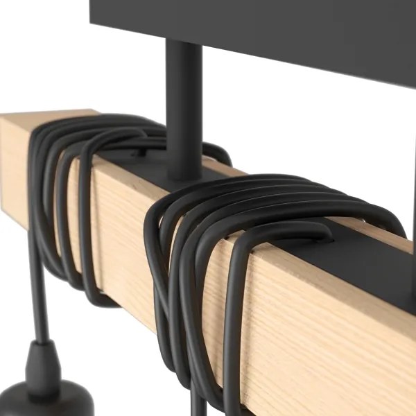 Eglo 43511 - Plafonier LED TOWNSHEND, 3x E27, 60W, 230V