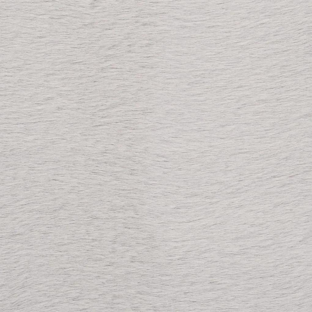 Covor, gri, 120 x 160 cm, blana ecologica de iepure Gri, 120 x 160 cm