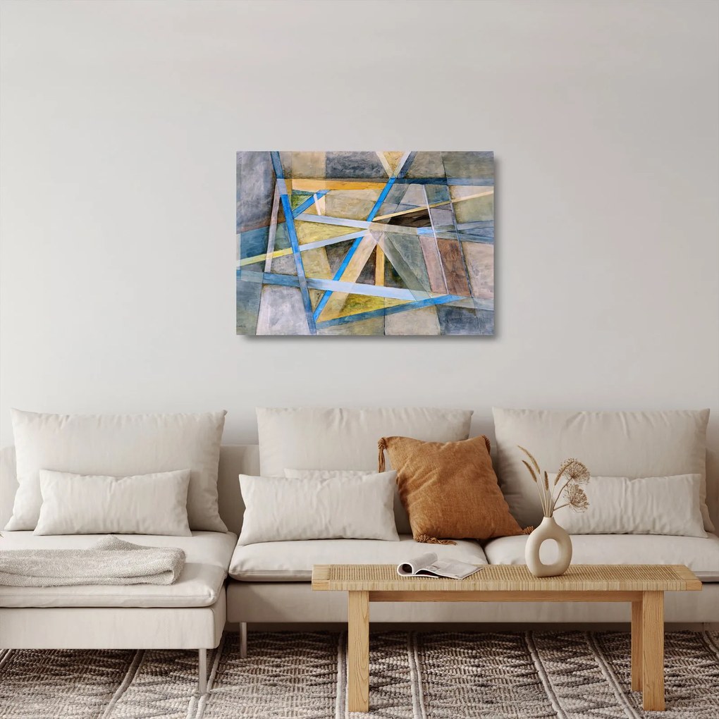 Tablou pe sticlă - Abstract (70x50 cm)