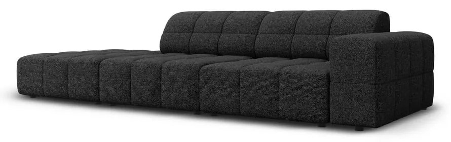 Șezlong gri antracit (cu colț pe partea dreaptă) Chicago – Cosmopolitan Design