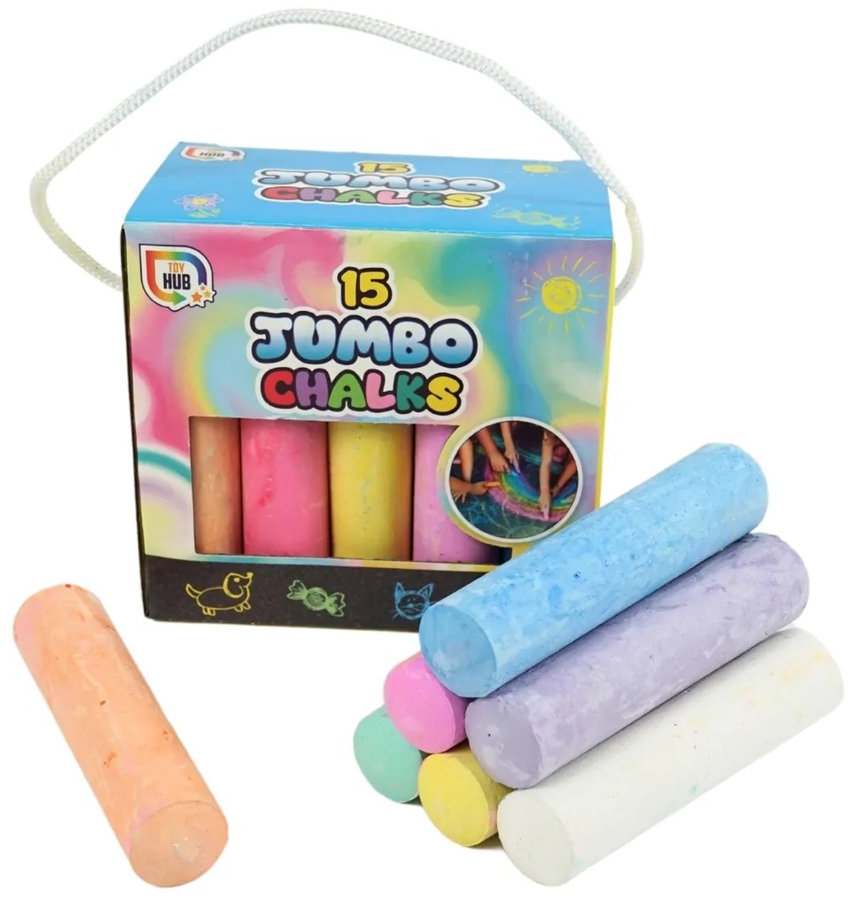 Crete colorate JUMBO CHALKS