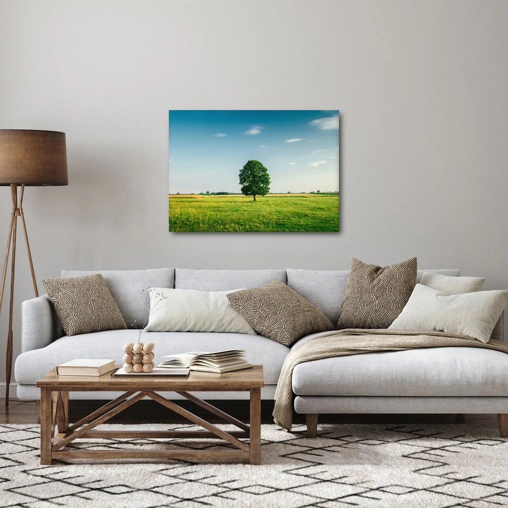 Tablu - Copac în luncă (70x50 cm)