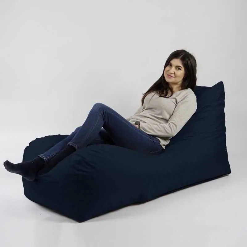 Fotoliu Looloop Pufrelax, Material Impermeabil - Bleumarin