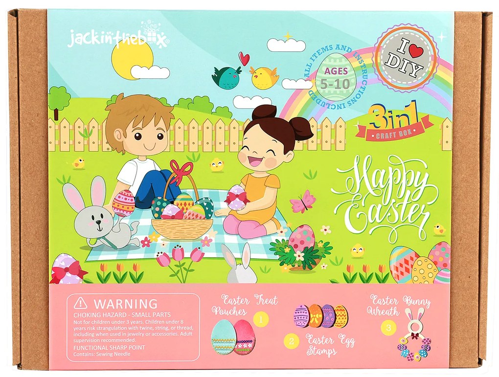 KIT CREATIE 3-IN-1 PASTE FERICIT - JACK IN THE BOX (JK10046)