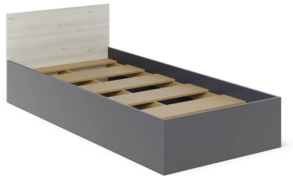 Pat Malmo, 200 x 90 cm, Stejar Alb/Antracit