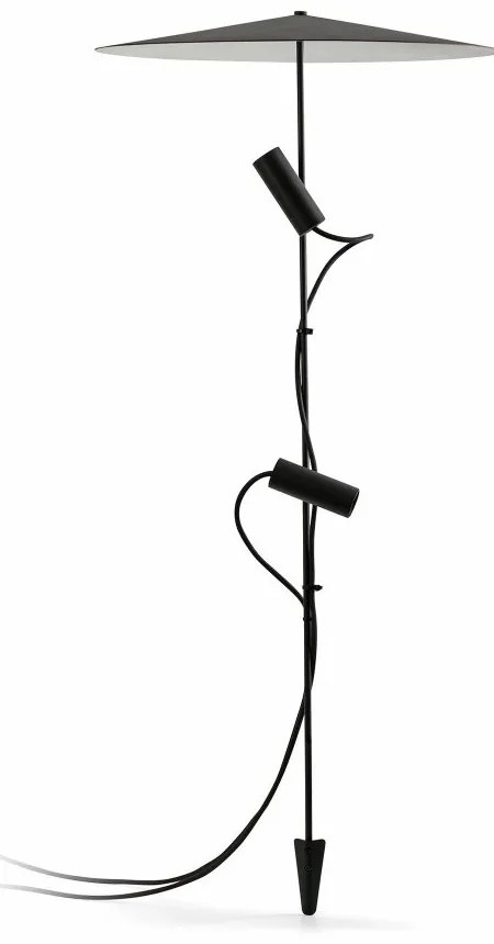 Tarus cu iluminat exterior arhitectural CLAP 1030 Black spike 2L with screen 40cm
