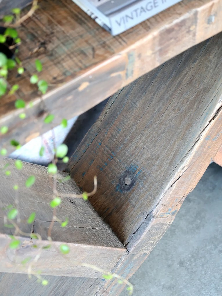 Consolă din lemn reciclat, natur, H77 cm, Grimaud
