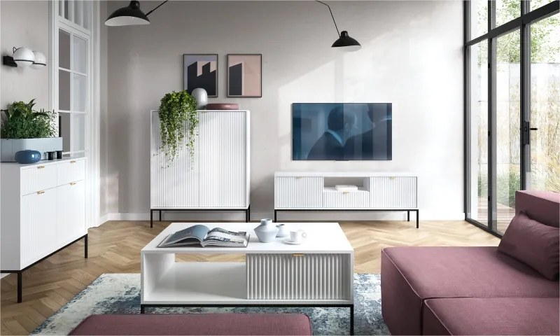 Comoda alba NOVA K104