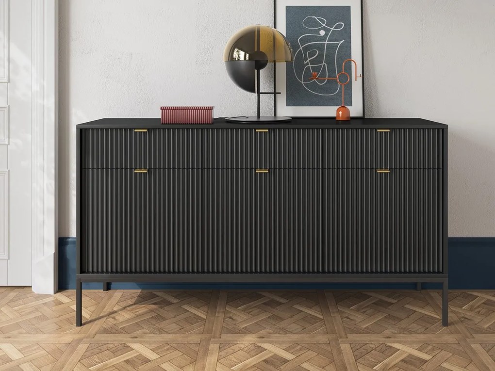 Zondo Comodă largă MKSZ104 (Negru). 1060401