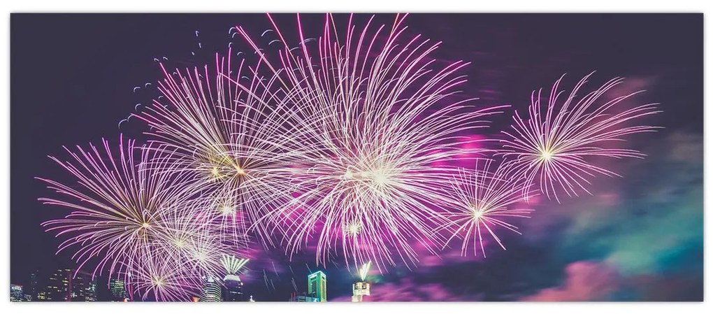 Tablou cu artificii (120x50 cm)