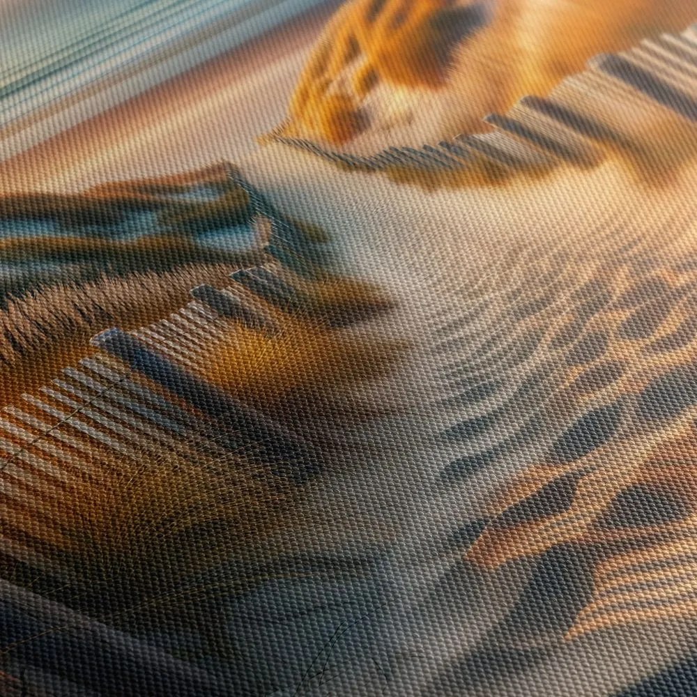 Tablou drum printre dune spre mare