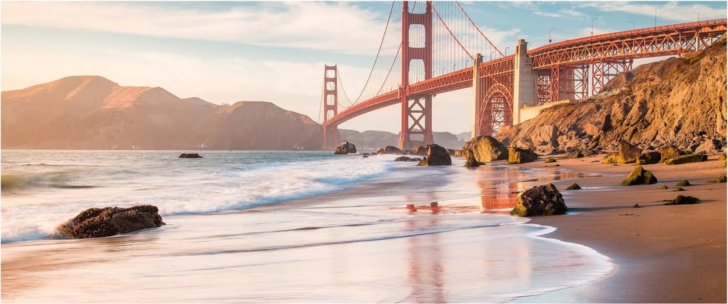 Tablou - Golden Gate Bridge (120x50 cm)