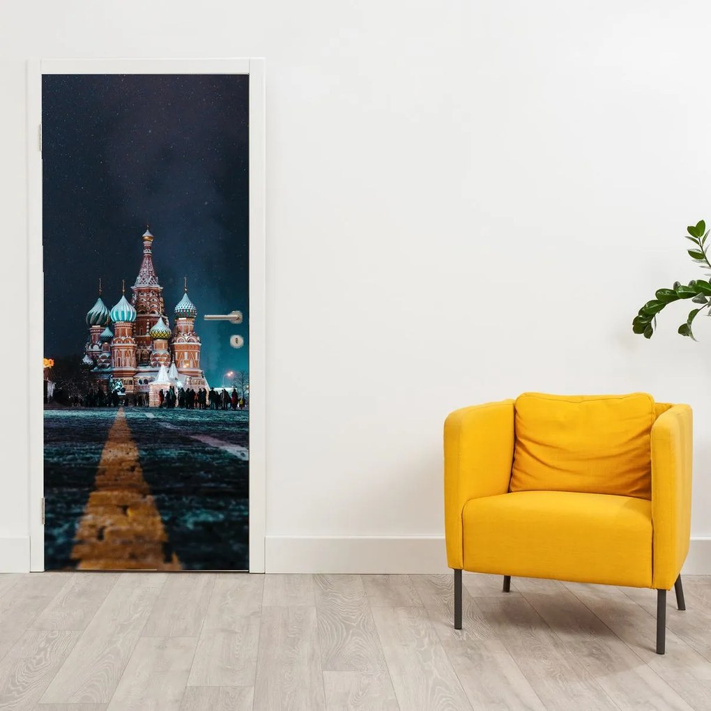 Fototapet pentru ușă - Construcții în Rusia (95x205cm)