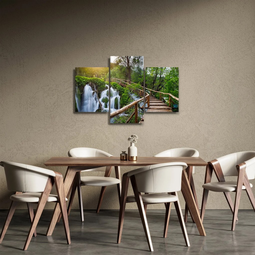 Tablou - Lacurile Plitvice (90x60 cm)