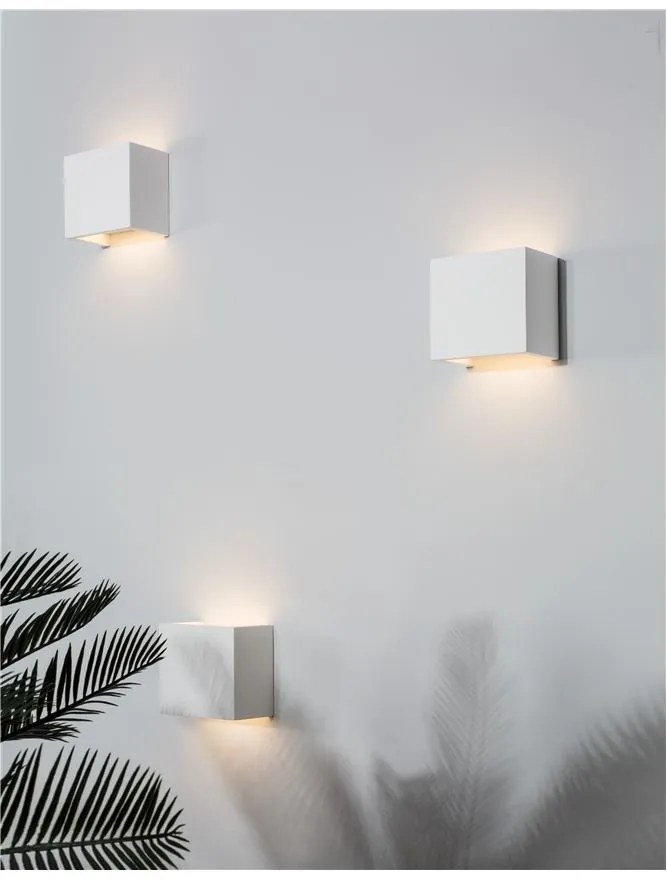 Aplica perete cu lumina ambientala up/down SANDRO alba