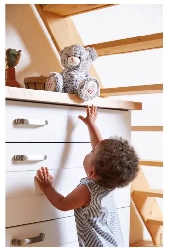 Kaloo - Jucărie de pluș cu melodie, urs ROUGE