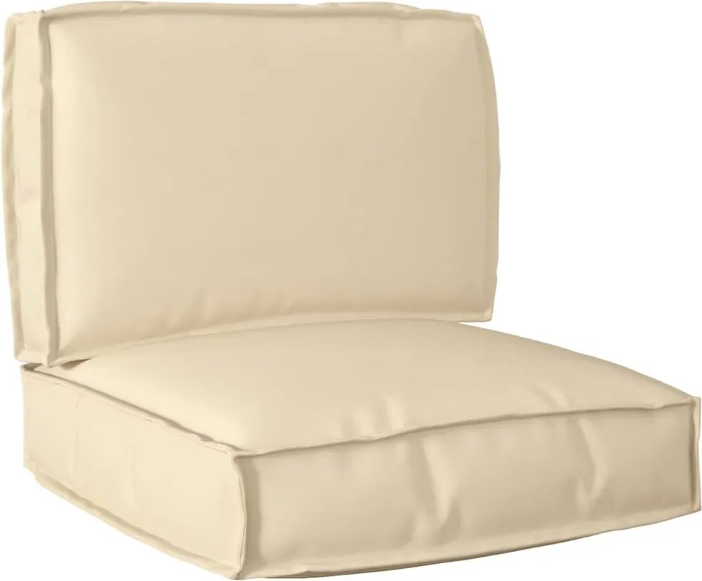 vidaXL Set de perne pentru palet 2 pcs Bej Material Oxford