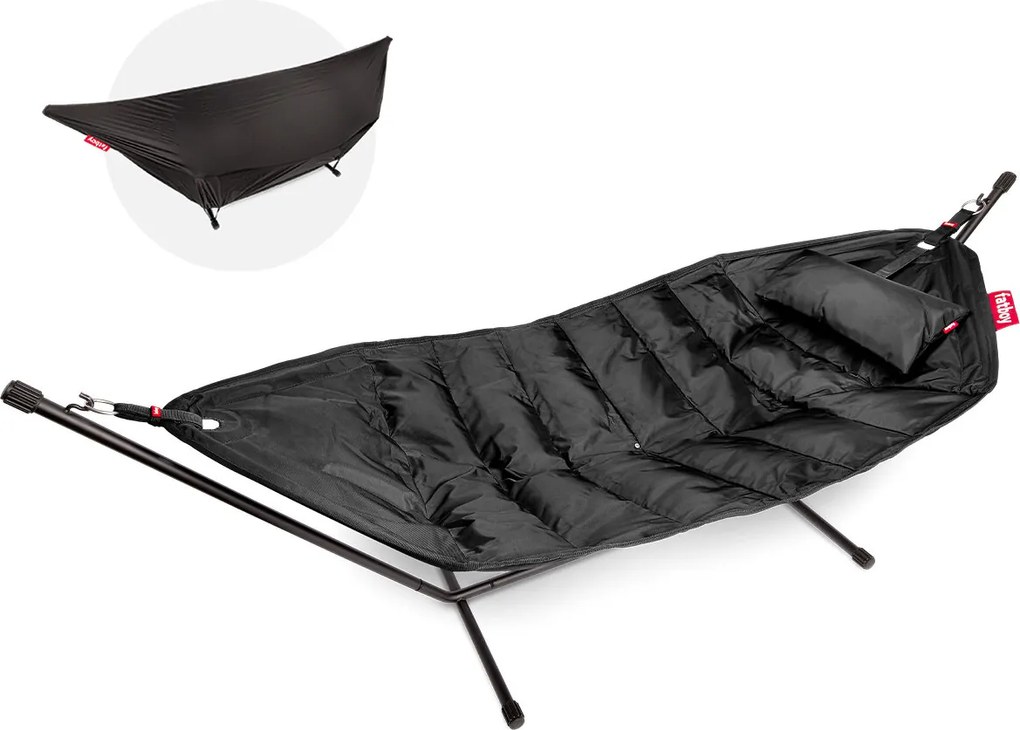 Hamac Headdemock Deluxe, culori multiple - Fatboy Culoare: negru
