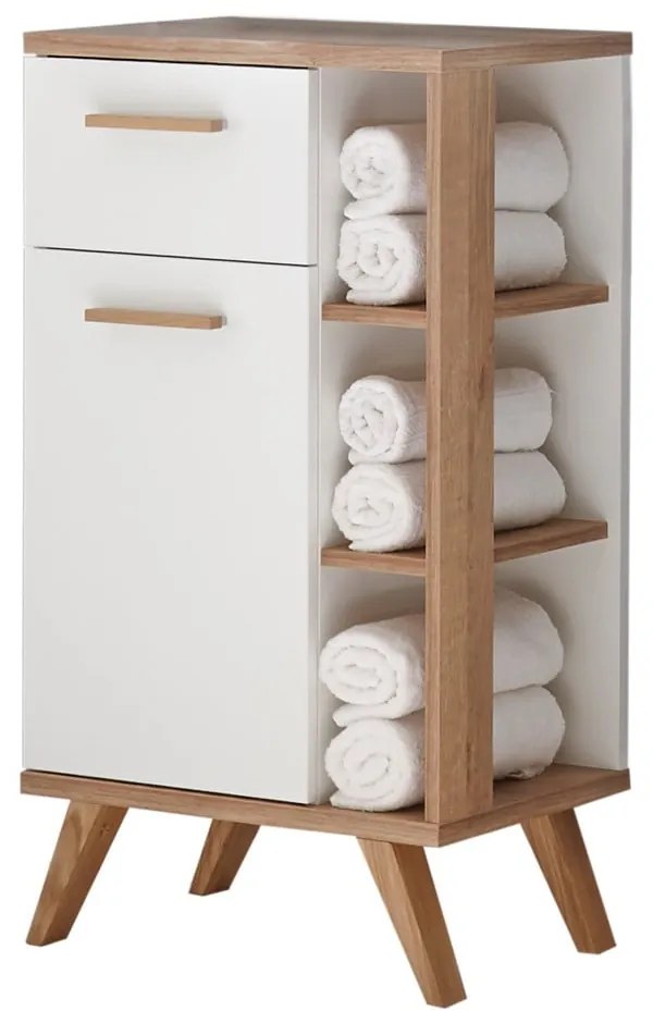 Dulap de baie alb 51x90 cm Set 923 - Pelipal