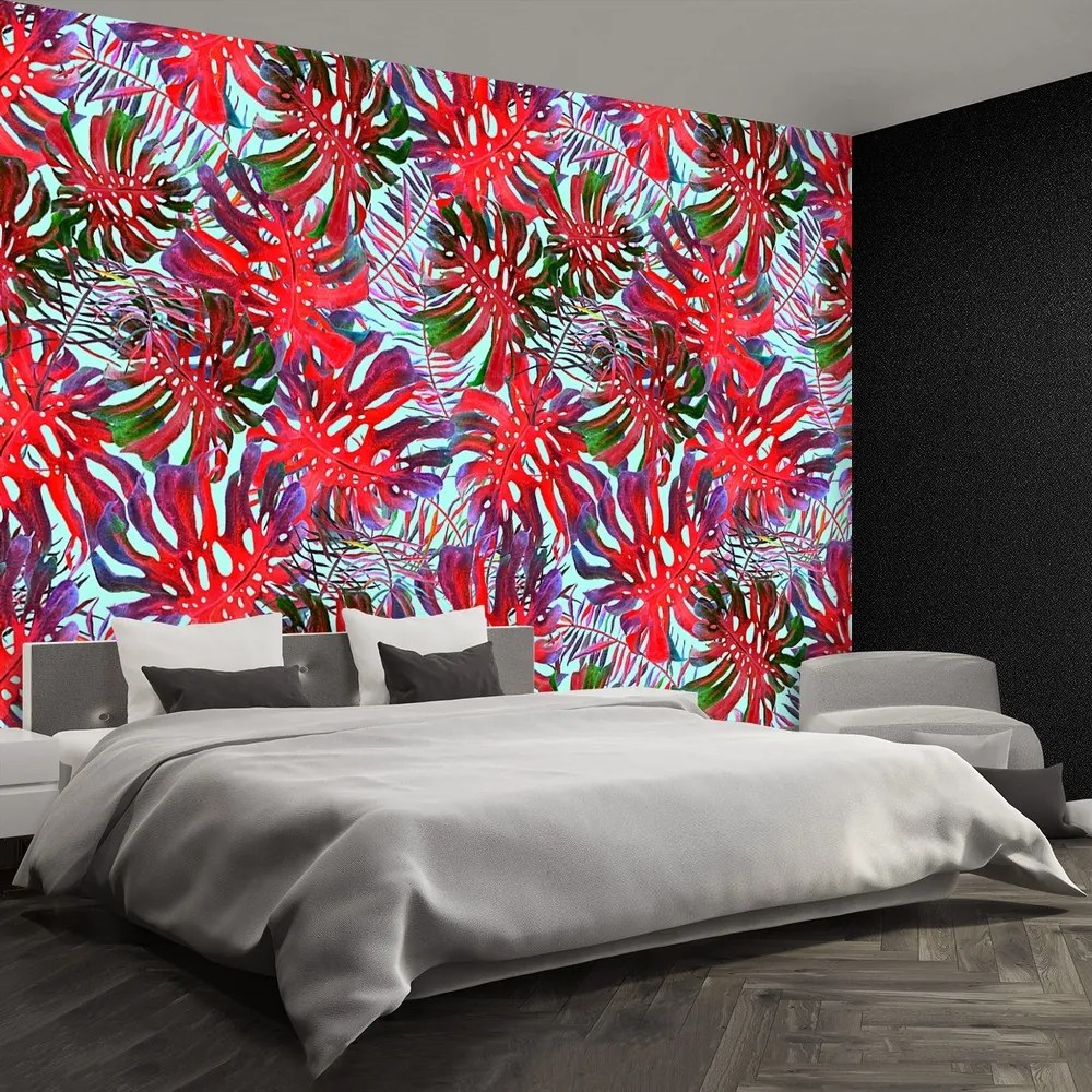 Fototapet Monstera este plin de găuri