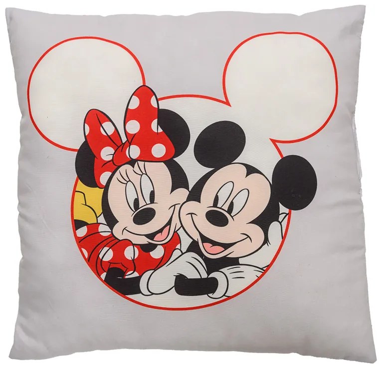 Perna decorativă MICKEY MOUSE 40x40 cm - mai multe culori Culoare: Crem