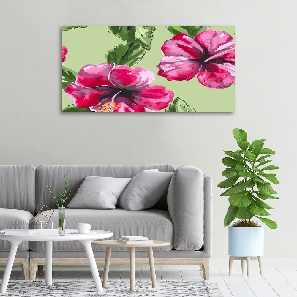 Imprimare tablou canvas Flori hawaii