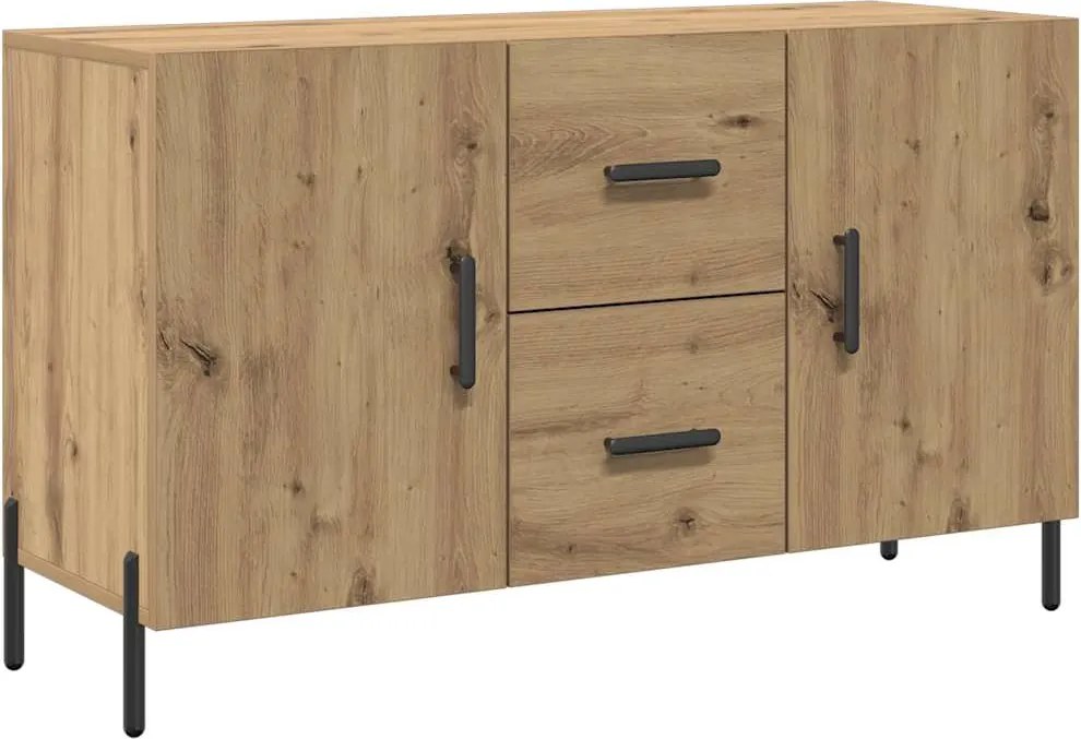 vidaXL Dulap, stejar artizanal, 100x36x60 cm, lemn prelucrat