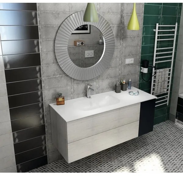 Sapho - Lavoar încastrat ROCKSTONE 67 x 35,5 cm, alb mat