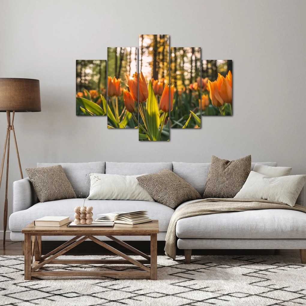 Tablou - florile lalelelor (150x105 cm)
