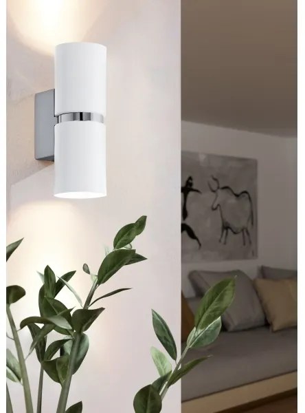 Eglo 95368 - Corp de iluminat LED perete PASSA 2xGU10-LED/4W/230V