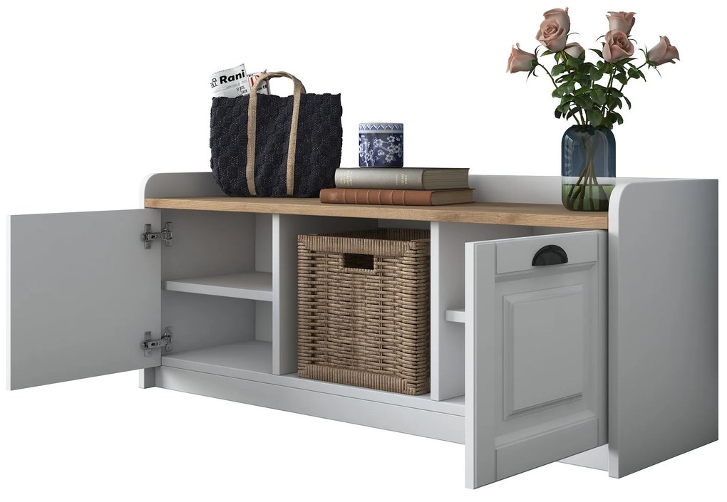 Comodă pentru pantofi P2 - 1808 - Walnut
