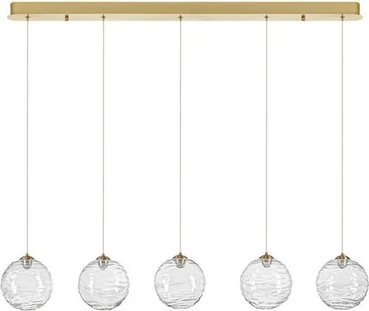 Lustra LED liniara design decorativ 2700K BLAZIK