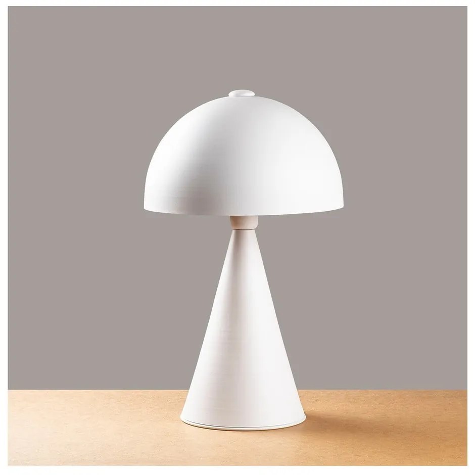 Veioză albă cu abajur din metal (înălțime 52 cm) Dodo – Opviq lights