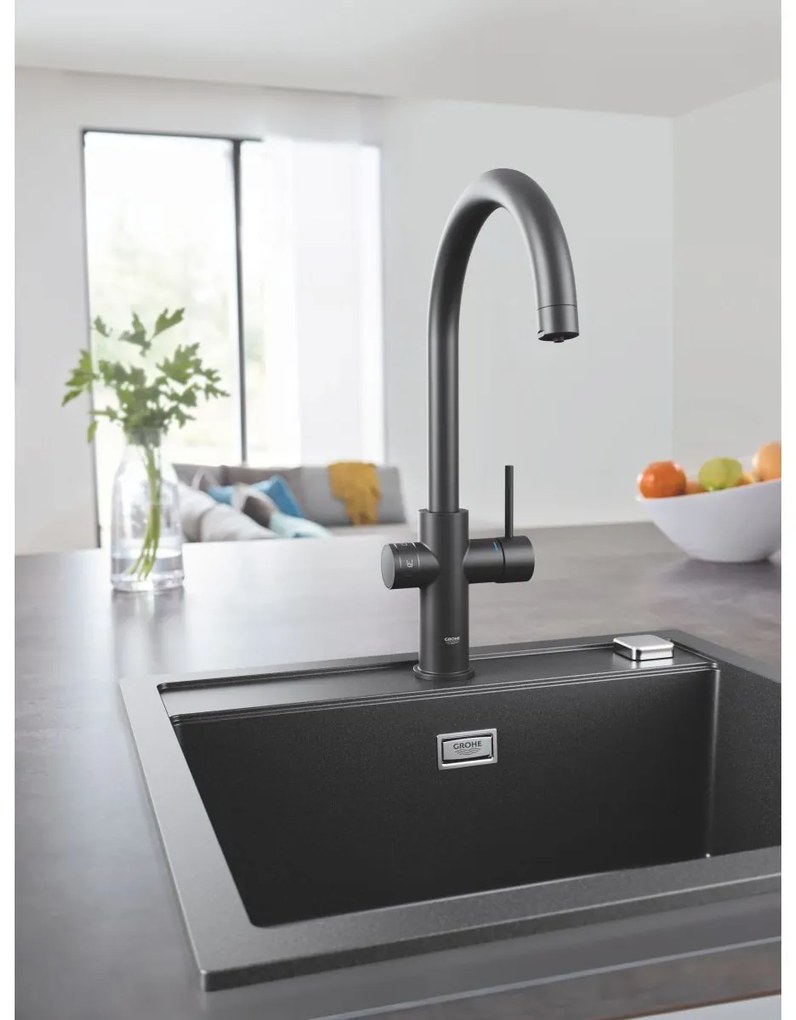 Grohe K700 chiuveta din granit 56x51 cm negru 31651AP0